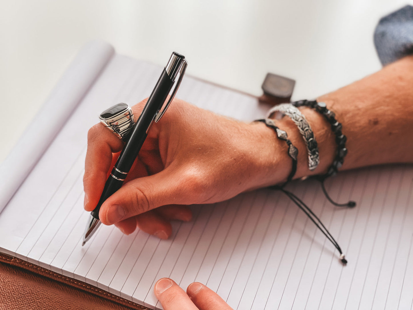 Gepersonaliseerde Pen Set - Schrijfset Met Gegraveerde Houten Doos BLP014