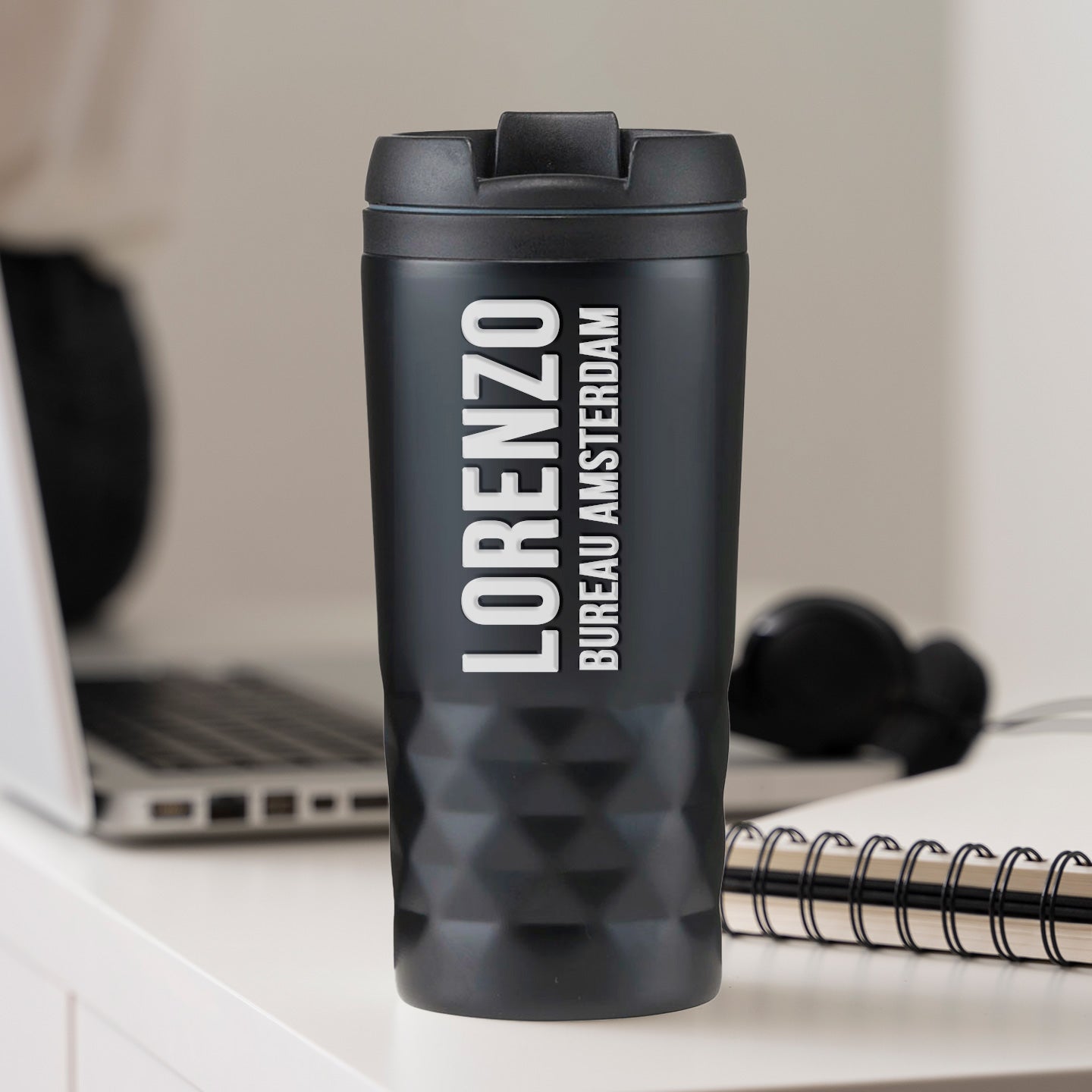 Graphic Mug thermosbeker met tekst M1